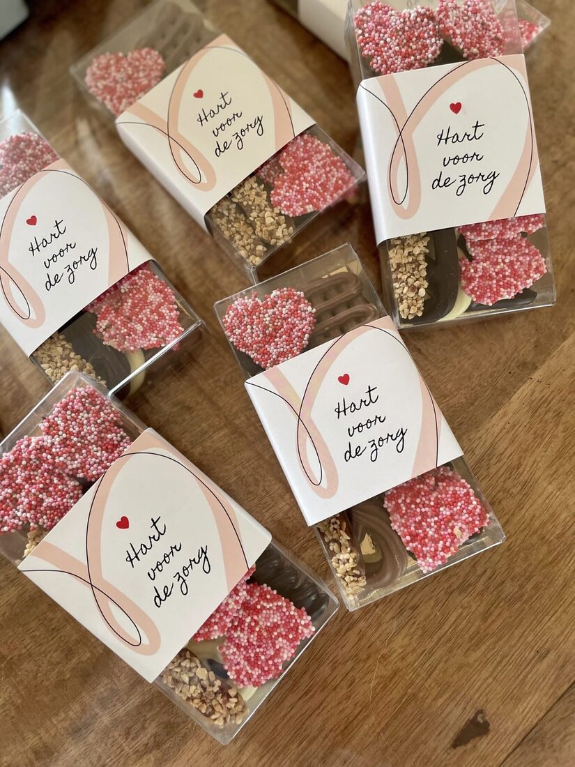 Klein relatiegeschenk met persoonlijke verpakking